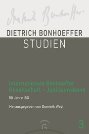 Internationale Bonhoeffer Gesellschaft - Jubiläumsband