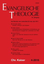 Evangelische Theologie - Cover