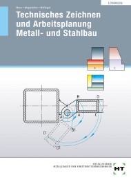 Lösungen Technisches Zeichnen und Arbeitsplanung Metall- und Stahlbau