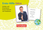 Erste-Hilfe-Sätze: Schüler und Erwachsene lernen Deutsch mit Fotokarten - Cover