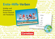 Erste-Hilfe-Verben: Schüler und Erwachsene lernen Deutsch mit Fotokarten - Cover
