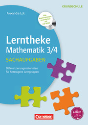 Lerntheke Grundschule Mathe - Sachaufgaben 3/4 - Cover