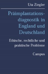 Präimplantationsdiagnostik in England und Deutschland - Cover