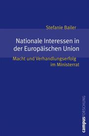 Nationale Interessen in der Europäischen Union - Cover