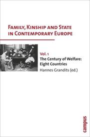 Family, Kinship and State in Contemporary Europe 1 - Cover