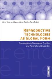 Reproductive Technologies as Global Form - Cover