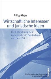 Wirtschaftliche Interessen und juristische Ideen - Cover