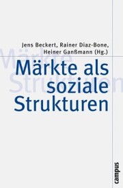 Märkte als soziale Strukturen - Cover