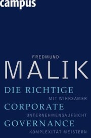 Die richtige Corporate Governance - Cover