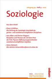 Soziologie 3.2010 - Cover