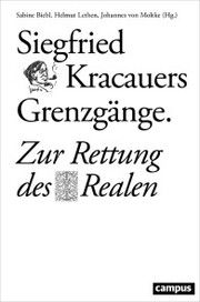 Siegfried Kracauers Grenzgänge - Cover
