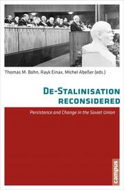 De-Stalinisation reconsidered - Cover
