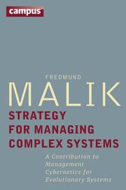 Strategy for Managing Complex Systems - Cover
