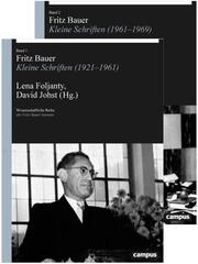 Fritz Bauer - Kleine Schriften 1+2 - Cover