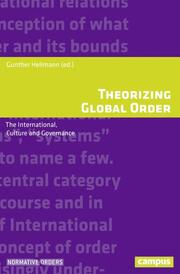 Theorizing Global Order - Cover
