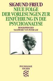 Neue Folge der Vorlesungen zur Einführung in die Psychoanalyse - Cover