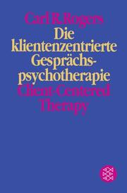 Die klientenzentrierte Gesprächspsychotherapie - Cover