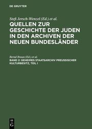 Geheimes Staatsarchiv Preußischer Kulturbesitz, Teil I - Cover
