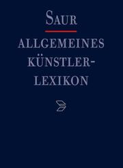 Allgemeines Künstlerlexikon Alvarez - Angelin - Cover
