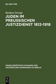 Juden im preußischen Justizdienst 1812-1918