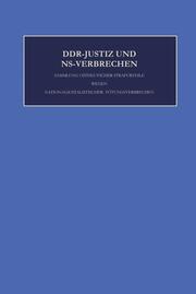 DDR-Justiz und NS-Verbrechen