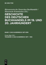 Das Kaiserreich 1871 - 1918 - Cover