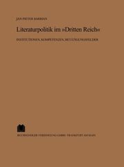 Literaturpolitik im 'Dritten Reich'