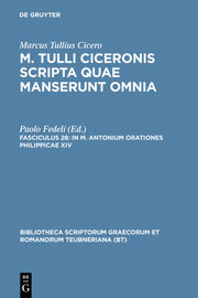 In M.Antonium orationes Philippicae XIV
