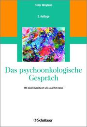 Das psychoonkologische Gespräch - Cover