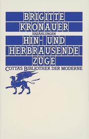 Hin- und herbrausende Züge (Cotta's Bibliothek der Moderne) - Cover