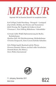 MERKUR Deutsche Zeitschrift für europäisches Denken 822