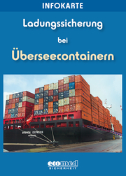 Infokarte Ladungssicherung bei Überseecontainern - Cover