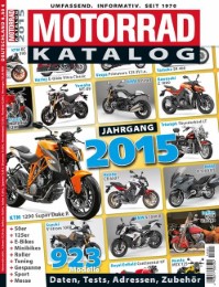 Motorrad-Katalog 2015 - Cover