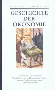 Geschichte der Ökonomie - Cover