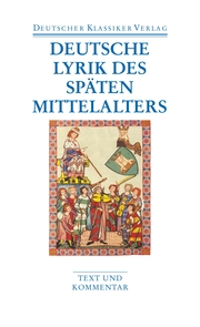 Deutsche Lyrik des späten Mittelalters - Cover