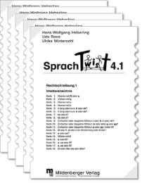 Sprachtwist. Lesen - Spannen - Kontrollieren, 4. Schuljahr: Arbeitskarten mit Selbstkontrolle für Deutsch: 5 Arbeitskartenprogramme mit je 18 Karten