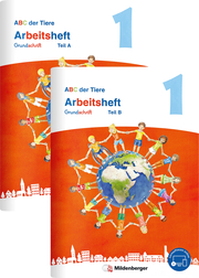 ABC der Tiere 1 Neubearbeitung - Arbeitsheft Grundschrift, Teil A und B - Cover