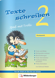 Texte schreiben - Spaß mit Trolli 2, Druckschrift - Cover