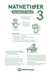 Mathetiger 3 - Handbuch, Teil B, Neubearbeitung