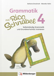 Grammatik mit Rico Schnabel, Klasse 4 - Cover