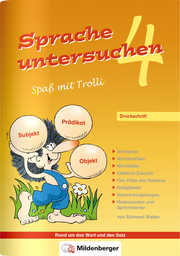 Sprache untersuchen - Spaß mit Trolli 4, Druckschrift - Cover