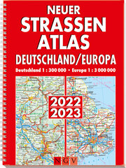 Neuer Straßenatlas Deutschland/Europa 2022/2023 - Cover
