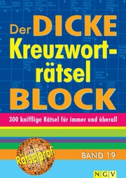 Der dicke Kreuzworträtsel-Block 19