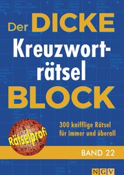 Der dicke Kreuzworträtsel-Block 22