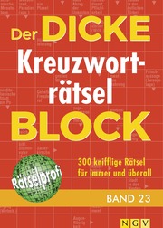 Der dicke Kreuzworträtsel-Block 23