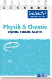 Pocketblock Physik + Chemie - Begriffe, Formeln, Gesetze
