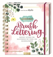 Watercolor Brush Lettering - Cover