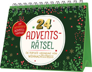 24 Adventsrätsel - Die perfekte Ablenkung vom Weihnachtsstress - Cover