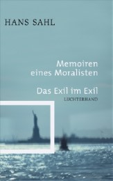 Memoiren eines Moralisten - Das Exil im Exil - Cover