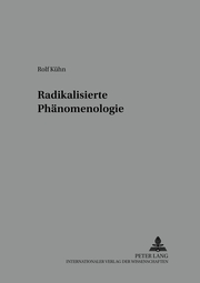 Radikalisierte Phänomenologie - Cover
